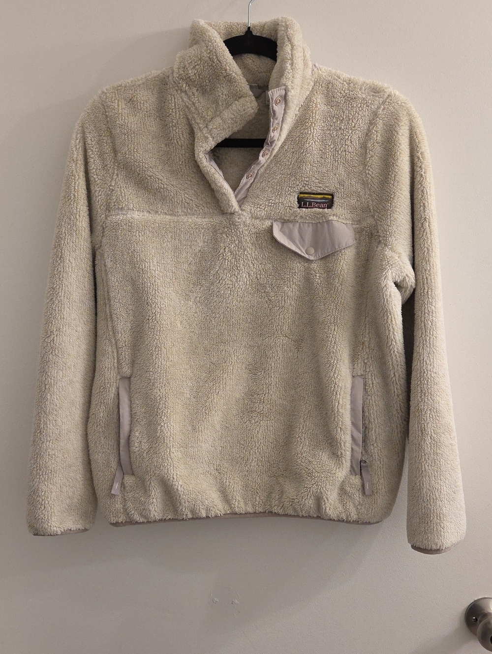 L.L.Bean Fleece Pullover In Size S